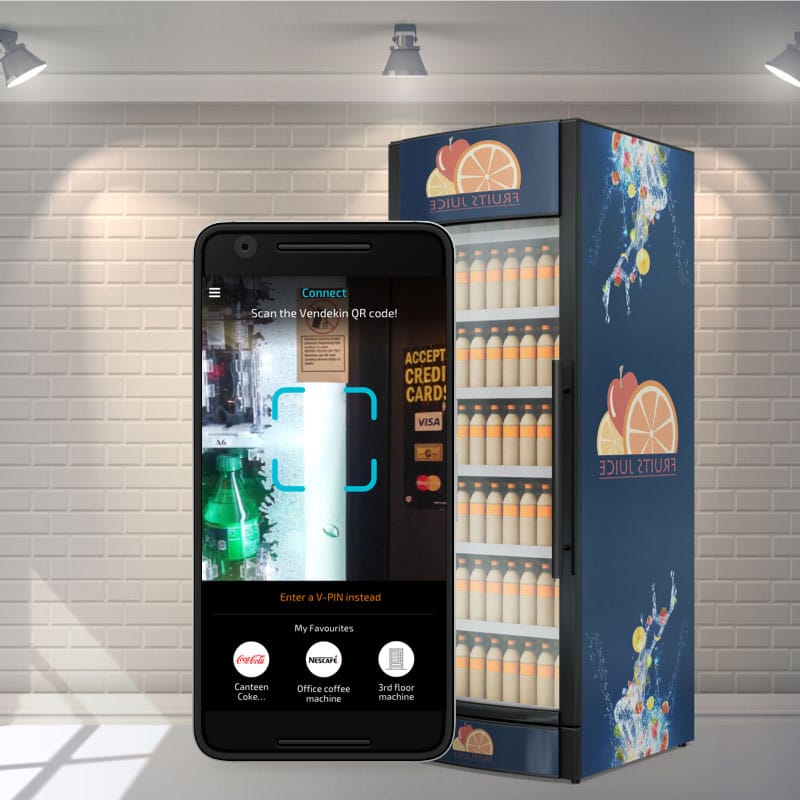 UX design for a consumer app for cashless vending