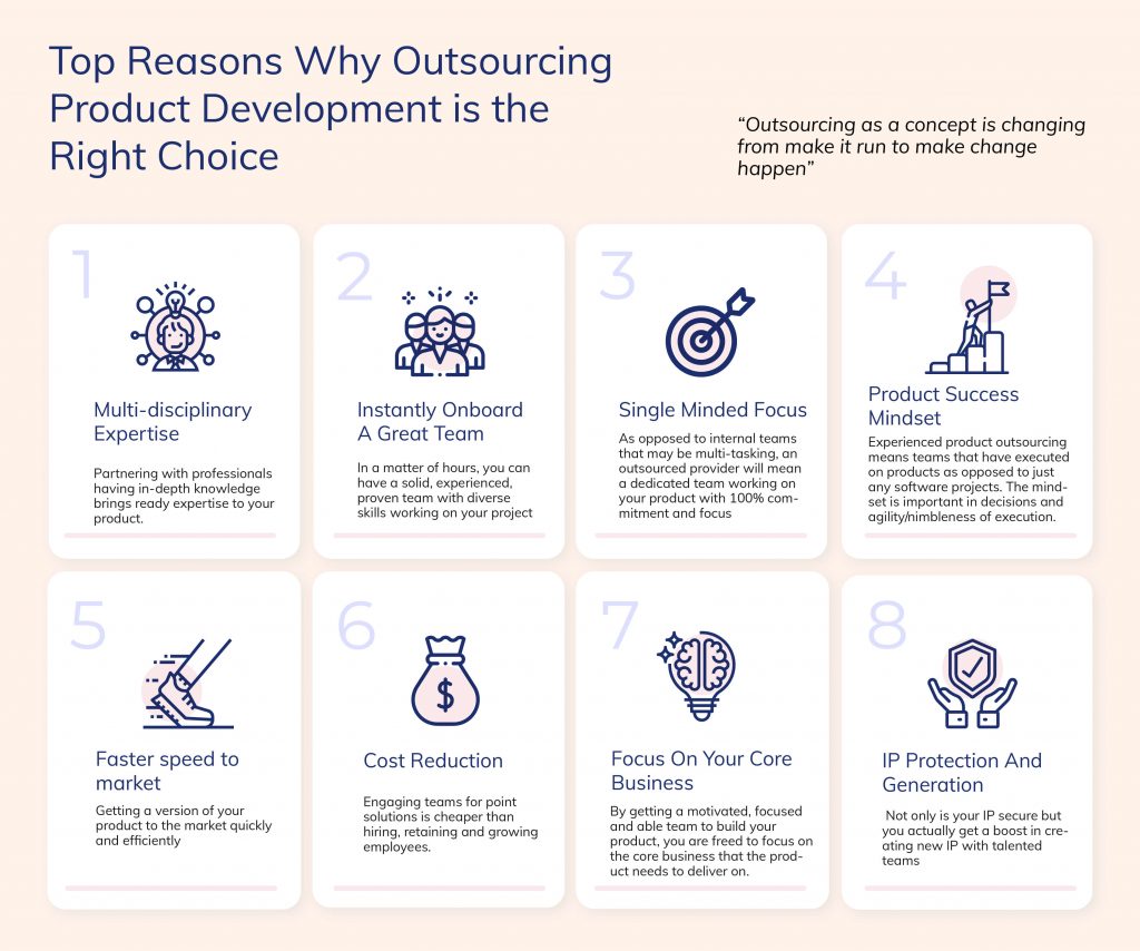 why outsourcing product development